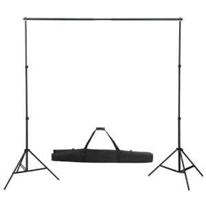 Kit de estudio fotográfico con set de luces. fondo y reflector H