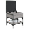 Banco zapatero madera de ingeniería gris Sonoma 42x42x45 cm 4