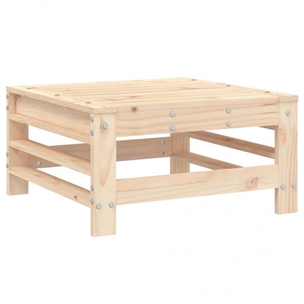 Juego de muebles de jardín 7 piezas madera maciza de pino M 5