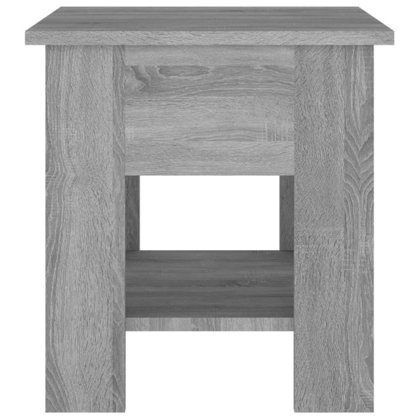 Mesa de centro madera de ingeniería gris Sonoma 40x40x42 cm M 5