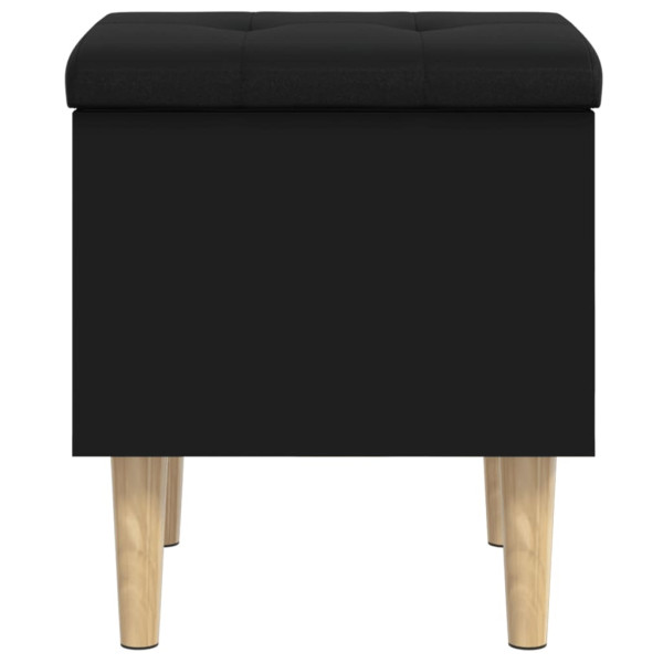 Banco de arrumação 42x42x46 cm derivados de madeira preto M 5