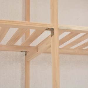 Roupeiro 200x40x170 cm tecido branco H