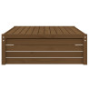 Apoio de pés para jardim 120x80 cm pinho maciço castanho-mel 5