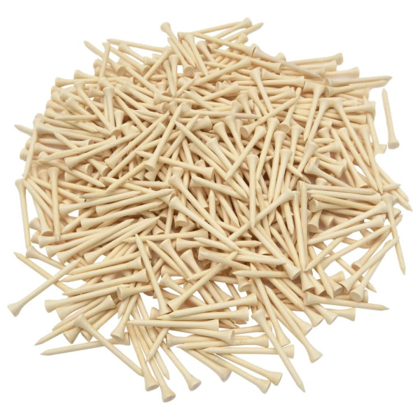 Tees de golfe 1000 pcs 54 mm bambu M 5