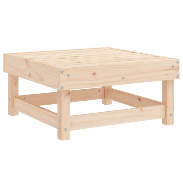 Juego de muebles de jardín 7 piezas madera maciza de pino M 5