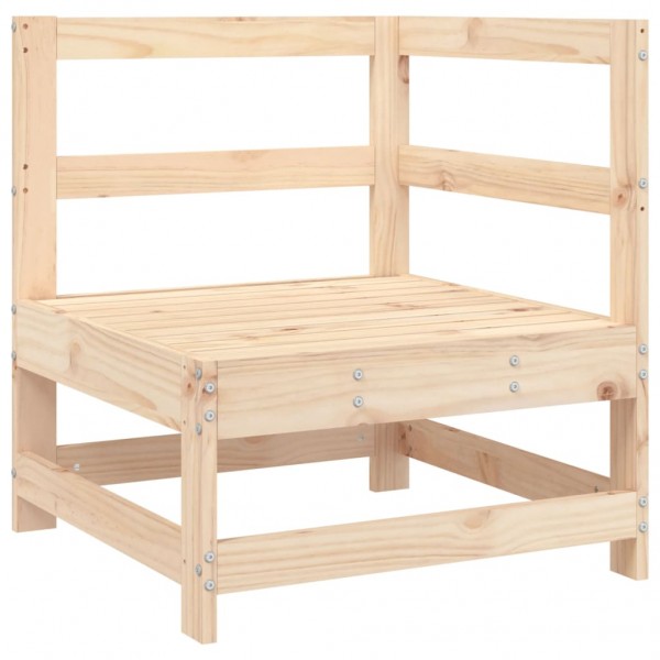 7 pcs conjunto lounge de jardim pinho maciço M 3