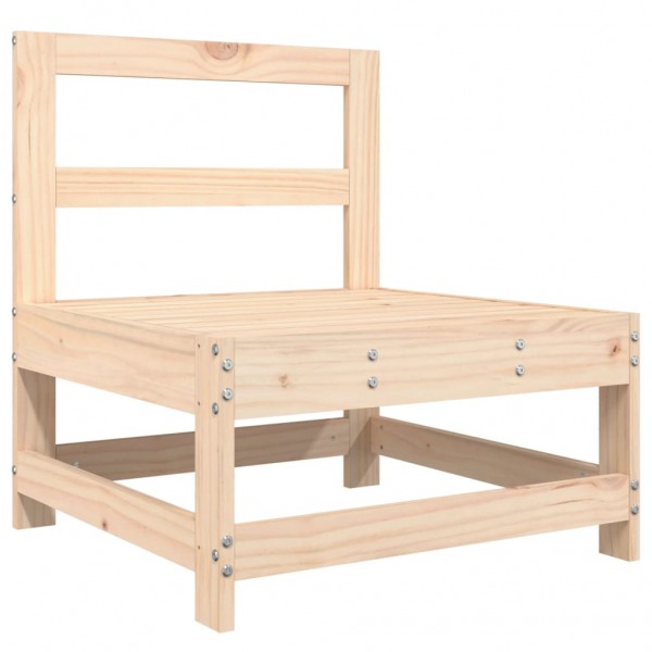 7 pcs conjunto lounge de jardim pinho maciço M 4