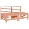 Juego de muebles de jardín 7 pzas madera maciza abeto Douglas 4