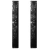 Capas para guarda-sol 2 pcs com fecho de correr PE 200 cm 1
