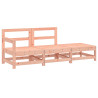 3 pcs conjunto lounge de jardim madeira de douglas maciça 2
