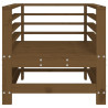 Sillones de jardín 2 unidades madera maciza pino marrón miel 4