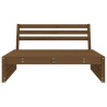 Sofá de centro para jardim 120x80 cm pinho maciço castanho-mel 3