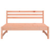 Sofá central de jardín madera maciza de abeto Douglas 120x80 cm 3