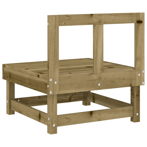 Sofá central de jardín madera maciza impregnada M 5