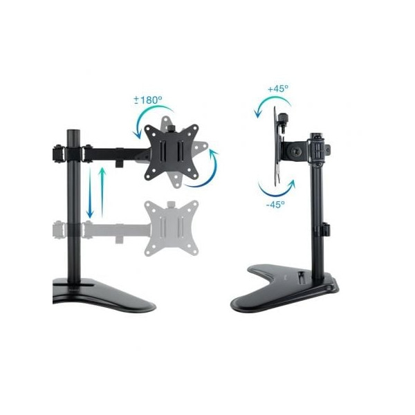 Soporte para 2 monitores TooQ DB1702TN-B negro M 2