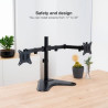 Soporte para 2 monitores TooQ DB1702TN-B negro 4