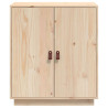 Aparador de madera maciza de pino 65.5x40x75 cm 3