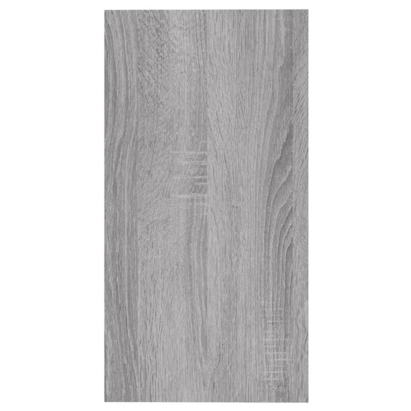 Mesa auxiliar madera contrachapada gris Sonoma 50x26x50 cm M 5