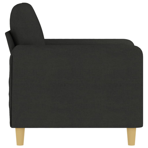 Sillón de tela negro 60 cm M 4
