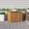 Caja de almacenaje de jardín madera maciza acacia 75x75x58 cm 1
