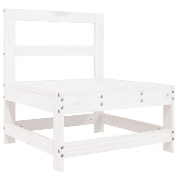 Juego de muebles de jardín 8 piezas madera maciza de pino M 4