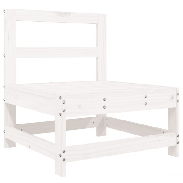 Juego de muebles de jardín 8 piezas madera maciza de pino M 4