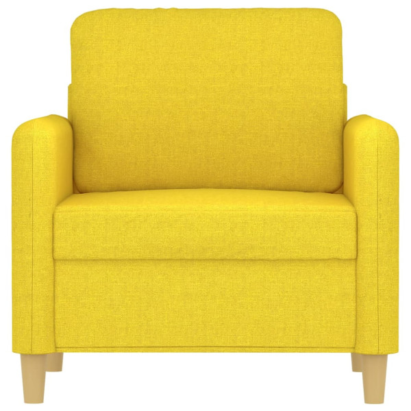 Poltrona 60 cm tecido amarelo-claro M 3