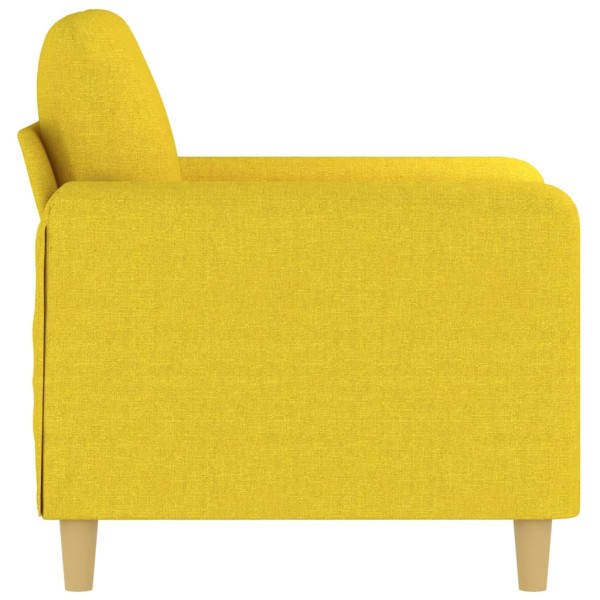 Poltrona 60 cm tecido amarelo-claro M 4