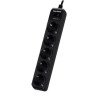 Regleta CYBERPOWER 5 tomas con interruptor B0520SC0-DE negro 1