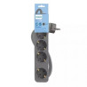 Regleta con interruptor philips chp2144g/62/ 4 tomas de corriente/ cable 1.5m/ gris 2