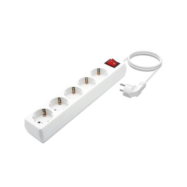 Regreta AISENS 5 tomadas com interruptor A154-0651 branco M 2