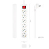 Regleta AISENS A154-0535 6 tomas con interruptor blanco 3