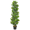 Planta artificial árbol de laurel con macetero 150 cm verde 1