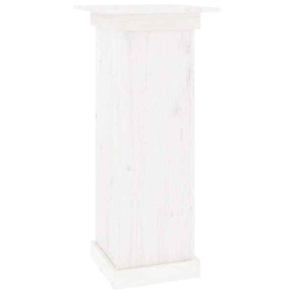 Soporte para plantas madera maciza de pino blanco 40x40x90 cm M 2