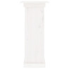 Suporte de vasos 40x40x90 cm madeira de pinho maciça branco 5
