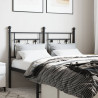 Cabeceira de cama 120 cm metal preto 1