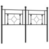 Cabecero de metal negro 140 cm 2