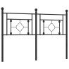 Cabeceira de cama 140 cm metal preto 5