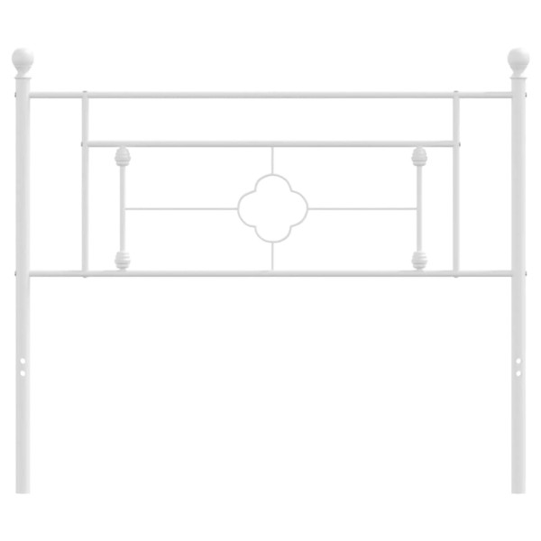 Cabecero de metal blanco 107 cm M 3