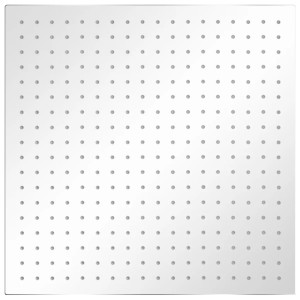 Cabeça de chuveiro quadrada em aço inoxidável 50x50 cm H