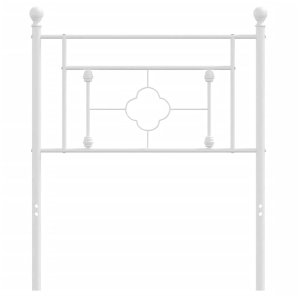 Cabeceira de cama 75 cm metal branco M 3
