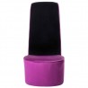 Cadeira estilo sapato de salto alto veludo roxo 4
