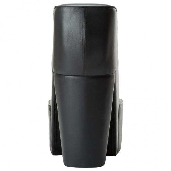 Sillón con forma de zapato de tacón cuero sintético negro M 5