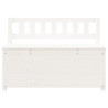 Banco de madera maciza de pino blanco 110x41x76.5 cm 5