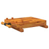 Tablero banco de trabajo con tornillo banco madera 52x44x9.5 cm 5