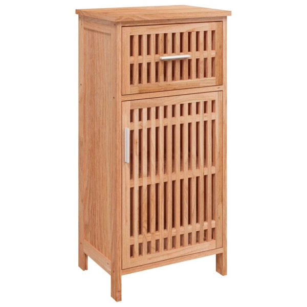 Mueble de baño madera maciza de nogal 42x29x82 cm M 2