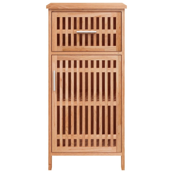 Mueble de baño madera maciza de nogal 42x29x82 cm M 3