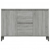 Aparador de madera contrachapada gris Sonoma 104x35x70 cm 3