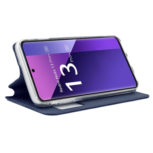 Funda COOL Flip Cover para Xiaomi Redmi Note 13 Pro Plus 5G Liso Azul M 2