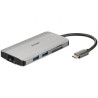Docking D-Link USB tipo-C DUB-M810 gris 1